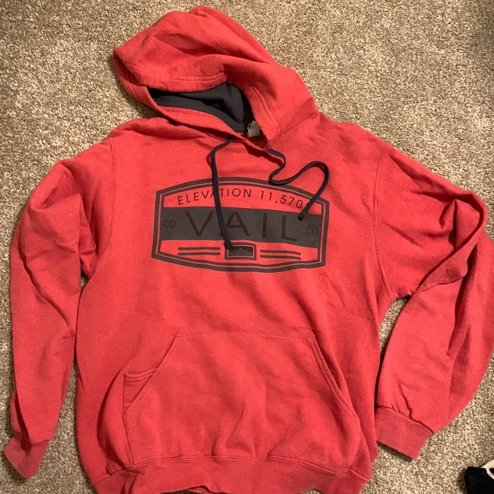 Vail sweatshirt hoodie adult medium